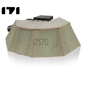 Grote Oxford Tent Bat Wing Car Side Tent Mini Bus Mobil Overland Camping Side 270 Caravan Luifel Met Oem Accepteren poort Pirie