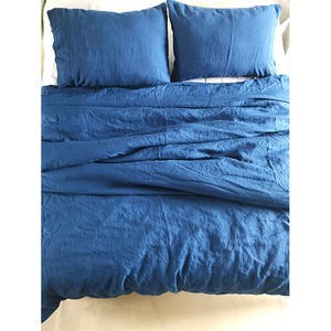 60s <span class=keywords><strong>king</strong></span> hotel de tamaño de marca de <span class=keywords><strong>moda</strong></span> de funda nórdica de lino ropa de cama conjunto rosa - Product Image 5
