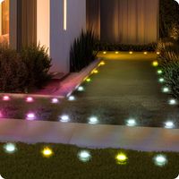 Lumière ponctuelle LED RGBW haute résistance aux intempéries, CRI 90, DMX512, IP67, boîtier en plastique, éclairage extérieur pour jardin