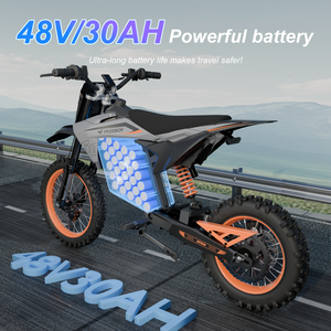 Motocicleta Todoterreno Dirt Bike Y88, Batería de 48V 30Ah, Neumático de 14 Pulgadas, Amortiguación Hidráulica - Product Image 3