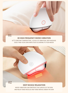 Appareil de <span class=keywords><strong>massage</strong></span> Gua Sha chauffant électrique à micro-courant pour le lifting du visage et le soin de la peau, marque privée - Product Image 6