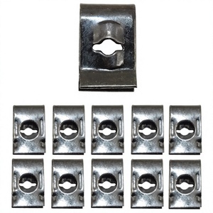 Clip Metálico para Placa de Matrícula 0017, Abrazadera en Forma de U Autorroscante para Reparación y Reemplazo de Guardabarros de Automóvil - Product Image 5