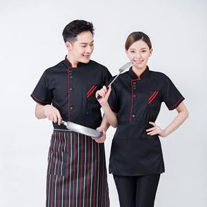 Unisex manica corta <span class=keywords><strong>abiti</strong></span> <span class=keywords><strong>da</strong></span> <span class=keywords><strong>lavoro</strong></span> <span class=keywords><strong>da</strong></span> chef 3 stili di bottoni <span class=keywords><strong>da</strong></span> uomo ristorante e <span class=keywords><strong>Bar</strong></span> uniforme accessori inclusi - Product Image 5