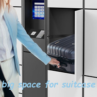 Casier de rangement intelligent grande taille pour bagages, idéal pour les espaces publics – Sécurité garantie pour valises, sacs et sacs à dos