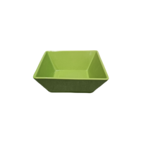 Vaisselle en céramique émaillée de couleur verte Vaisselle personnalisée Assiette à salade Service de table en porcelaine fournisseur d'usine