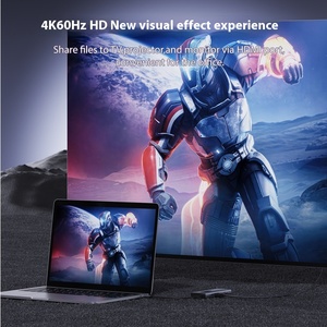 10-in-1 Type-C cho 2.0 4K 60Hz Gigabit <span class=keywords><strong>Ethernet</strong></span> PD 100W Dock mở rộng USB 3.1 HUB với MicroSD & khe cắm thẻ SD Hợp kim nhôm - Product Image 2