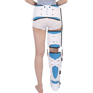 Rodillera ortopédica de aluminio con soporte de pierna ajustable con bisagras ROM Cadera Abducción Golpe Corrección Ortesis - Product Image 5