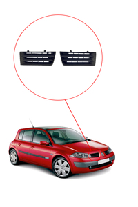 Ensemble de calandre de pare-chocs avant Kaya Plastik KR-500 Megane 2 - 7701476893 Fabriqué en Turquie - Product Image 2