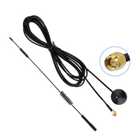Antenne externe à bobine magnétique RFlink (Polycarbonate Noir Acier) Gain 5dBi VSWR 2.0 Compatible avec les routeurs 3G 4G LTE