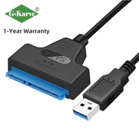 Cable USB 3.0 a SATA G-karve para Disco Duro Móvil de 2.5 Pulgadas con Núcleo de Cobre y Revestimiento de PVC