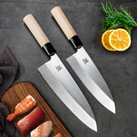 Couteau à poisson japonais, prix d'usine, couteau Deba pour saumon, manche en bois, couteau de chef tranchant, couteau utilitaire de cuisine, acier inoxydable