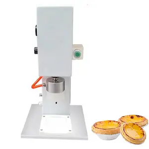 Pneumatic Choco Meat Pie Crust Shaping Maker Portuguese Egg Tart Making Machine For Forming Pineapple Tart Apple Pie Skin