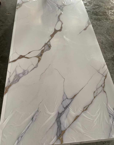 Panneaux muraux modernes UV <span class=keywords><strong>marbre</strong></span> plastique PVC pour salle de bain Panneaux muraux et plaques moussantes Plafonds Feuille de miroir en acrylique - Product Image 2