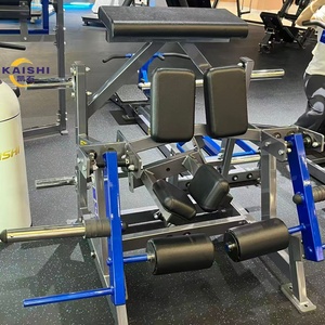 Machine professionnelle à charge de plaques en acier pour soulevé de genoux, équipement d'entraînement isolé pour les ischio-jambiers, pour fitness et musculation HM - Product Image 2
