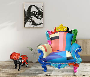 Ghế sợi thủy tinh thiết kế Ý cao cấp, màu sắc tùy chỉnh, kiểu dáng Pop Art sang trọng, dành cho phòng khách, nội thất gia đình, đang được giảm giá. - Product Image 4