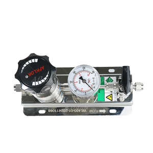 Медицинский кислородный регулятор давления воздуха, коллекторный блок с шаровыми кранами и манометром для больниц и лабораторий - Product Image 1