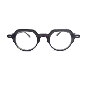 Luxury Vintage Oversize Hand-polished Anti-Blue Optical Eyeglasses Trendy Prescription Acetate Frame Marble Pattern <b>Glasses</b> <b>Case</b> - Product Image 6
