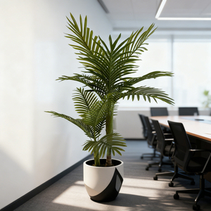 Árbol Bonsái Artificial de Palma Hawaiana de 120 cm, Ecológico, Decoración de Plástico para Interiores, para Cumpleaños y Pascua - Product Image 5