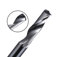 Fresa de carburo sólido con acabado espejo 1F de corte ascendente para CNC, herramienta de corte suave para perfiles de aleación de aluminio