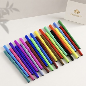 <span class=keywords><strong>Rotuladores</strong></span> de Punta de Fibra para Acuarela, 24 Colores Surtidos, Punta Fina, Coloración Suave, Empaque Personalizado para Proyectos Escolares Infantiles, Marcadores de Arte - Product Image 3