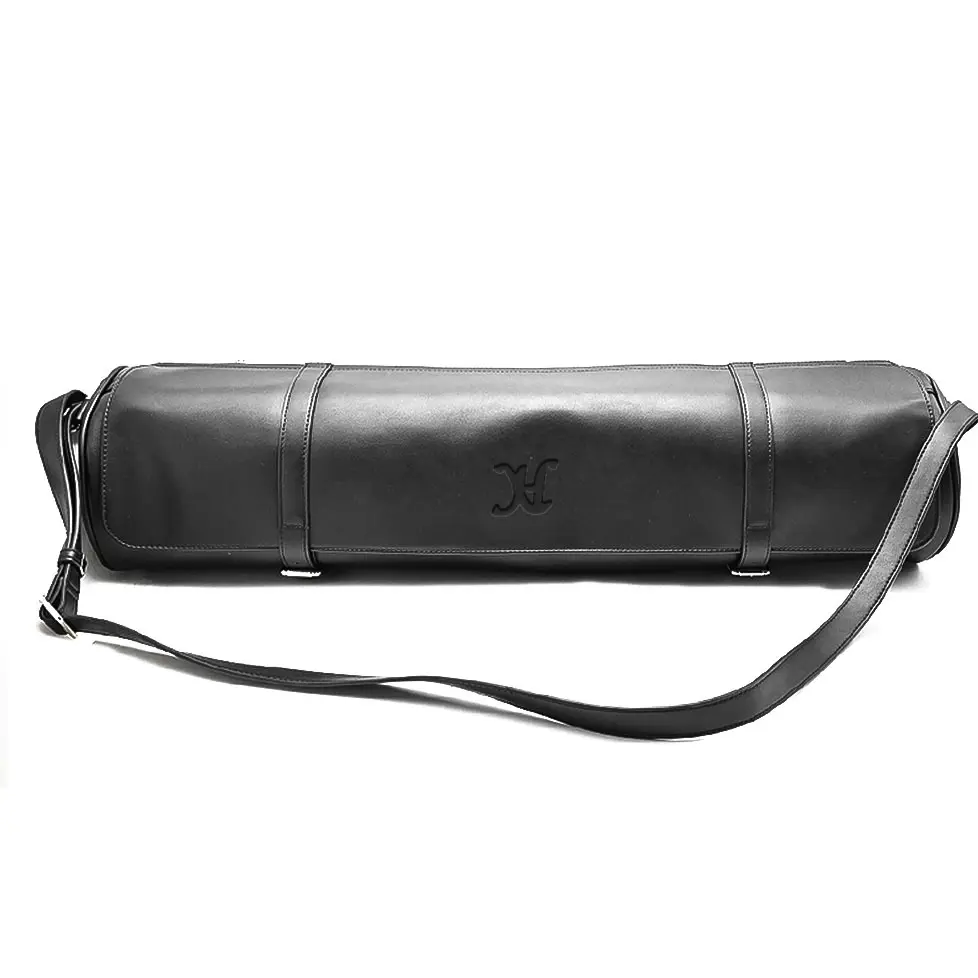 Portátil Vegan Couro Logotipo Personalizado Viagem Esportes Carry Bag Fitness Longo Ginásio Impermeável Yoga Bag rolos Yoga Mat Bag Mulheres