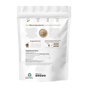 유기농 사자갈기버섯 분말 1파운드 OEM 순수 열매체 슈퍼푸드, 두뇌 집중력, 에너지, 면역 건강 지원 - Product Image 3