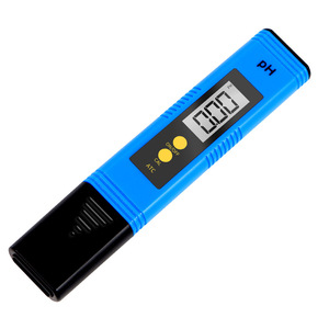 เครื่องวัดค่า pH แบบพกพา ช่วงค่า pH 0.00-14.00 ปากกาวัดค่าดิจิตอลสำหรับทดสอบคุณภาพน้ำในตู้ปลา สีฟ้า - Product Image 1