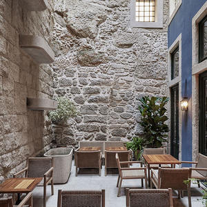 Mesita de Noche de Hotel de Lujo con Puertos de Carga Integrados, Cajones de Almacenamiento y Acabado de Madera Premium, Esencial para el Dormitorio - Product Image 3