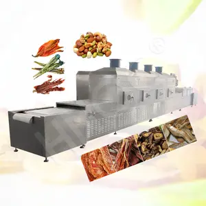 HNOC Automatic Cardamom Turmeric Beef Lunge Basil Leaf Cocoa Bean Jujube Dry Bone Fertilizer Microwave Machine