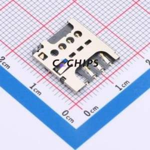 MT102312892 SIM Card Connector SMD Connector ( Card Type: Micro SIM Card )( Body Max Height: 1.4mm ) - Product Image 1