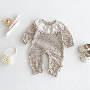 Baby Strampler 2026 Frühling Ausgehkleidung Super Niedlicher Krabbelanzug Modischer Kleinkind-Prinzessinnen Langarm-Body Overall - Product Image 4