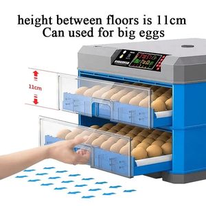 Incubateur à œufs de 500 œufs entièrement automatique, machine d'éclosion automatique, incubateur à œufs en plastique haute productivité - Product Image 4