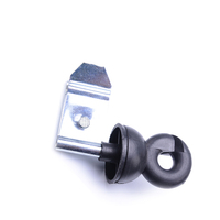 Elektrische omheining Y-paal isolatorclip op zwarte kunststof ringisolator voor metalen Y-palen boerderijomheining