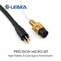 Connecteur Micro 3 Broches Compatible SubConn MCBH3F+MCIL3M Mâle Femelle 10A 300V IP69K 7000m Acier Inoxydable Plaqué Or Rond Marin