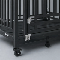 Cages et enclos robustes surdimensionnés pour animaux de compagnie – Cages en acier portables pour chiens, assemblage rapide pour usage intérieur et extérieur