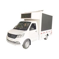 Camion publicitaire mobile blanc à LED couleur pour affichage dynamique, vente directe usine