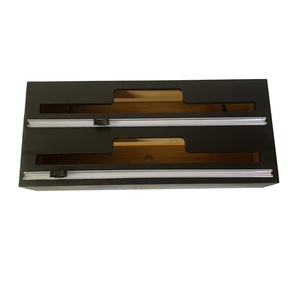 Haute Qualité Rectangle Bambou <span class=keywords><strong>Cling</strong></span> Film Feuille D'aluminium Boîte De Coupe Sculpté Couteau De Coupe Rotatif En Plastique Distributeur D'emballage QYBAMBOO - Product Image 4