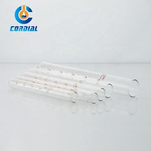 Yüksek kalite laboratuvar cam eşyaları borosilikat 3.3 cam akrilik test tüpü mikser ölçeği ile 50ml test tüpü standı - Product Image 3