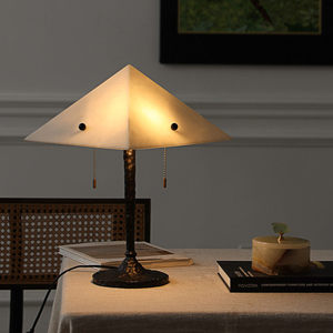 Minimalist Desk Lamp White Shade Iron Base LED <b>Light</b> Source <b>Switch</b> Control For Study Room Or Bedroom Reading - Product Image 2
