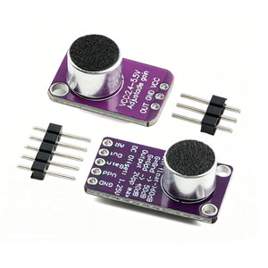 MAX9814 Microphone AGC Amplifier Board Sound sensor Module Auto Gain Control Attack for For Arduino MAX4466 PCB Board <b>Diy</b> <b>Kit</b> - Product Image 1