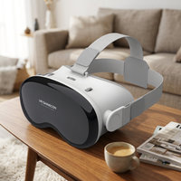 Casque de réalité virtuelle 3D pour téléphone portable VR SHINECON G02EF, lunettes de jeu, casque polarisé, écran de 50 à 80 pouces, matériau ABS