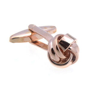 Camisa de esmoquin con nudo de amor <span class=keywords><strong>para</strong></span> hombre, <span class=keywords><strong>gemelos</strong></span> de lujo de oro rosa, joyería Unisex, <span class=keywords><strong>gemelos</strong></span> de regalo <span class=keywords><strong>para</strong></span> <span class=keywords><strong>novio</strong></span>, venta al por mayor - Product Image 2