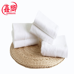 White Cotton <b>Bath</b> <b>Towel</b> 40x80 Cm Hotel Use Skin Friendly Rectangle Solid Color <b>Towel</b> <b>Set</b> - Product Image 5