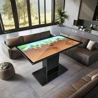 Table de café intelligente avec système Android Windows 43-65 pouces, table de jeu tactile interactive pour restaurant