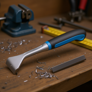 Raspador Fervi de 50 mm con hoja de carburo duro de dos filos para cortar metal y madera - Product Image 3