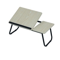 Dortoir Bureau d'étude Angle réglable Table d'ordinateur portable Table pliante Canapé de haute qualité Bureau d'ordinateur Cahier en bois Pliage d'écriture Travail