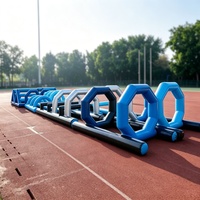 Structure de jeu gonflable en PVC pour enfants, avec arche et tunnel, équipement d'activités extérieures pour l'école, les jeux et la location d'événements