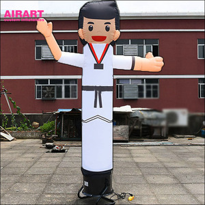 Mascotte de tigre en forme personnalisée, thème karaté, ballon gonflable à LED, éclairage, <span class=keywords><strong>taekwondo</strong></span> - Product Image 6