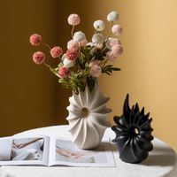 Dropshipping Shopify Creative Euro Style Minimal Bisque Vase en céramique pour la maison Costumes hydroponiques/fleurs séchées