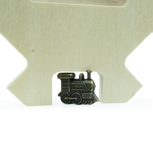 Venta al por mayor dominó accesorios tren dominó Cubo de madera pieza central trenes mexicanos de metal para jugar juego de dominó - Product Image 5